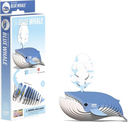 EUGY 3D Blue Whale Model Craft Kit