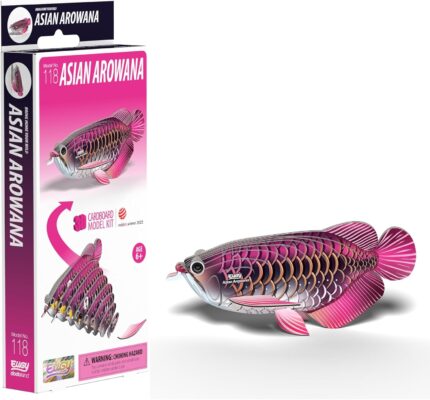 EUGY Asian Arowana 3D Model Craft Kit