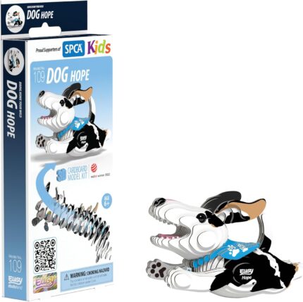 EUGY Dog Hope 3D Model Craft Kit