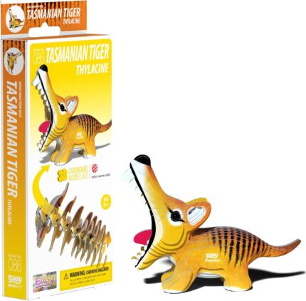 EUGY Tasmanian Tiger 3D Model Craft Kit